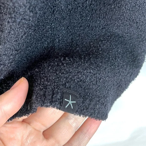 Barefoot Dreams Cozychic Lite Calypso Wrap Ombre Cardigan SZ S / M Grey Black - Picture 10 of 10